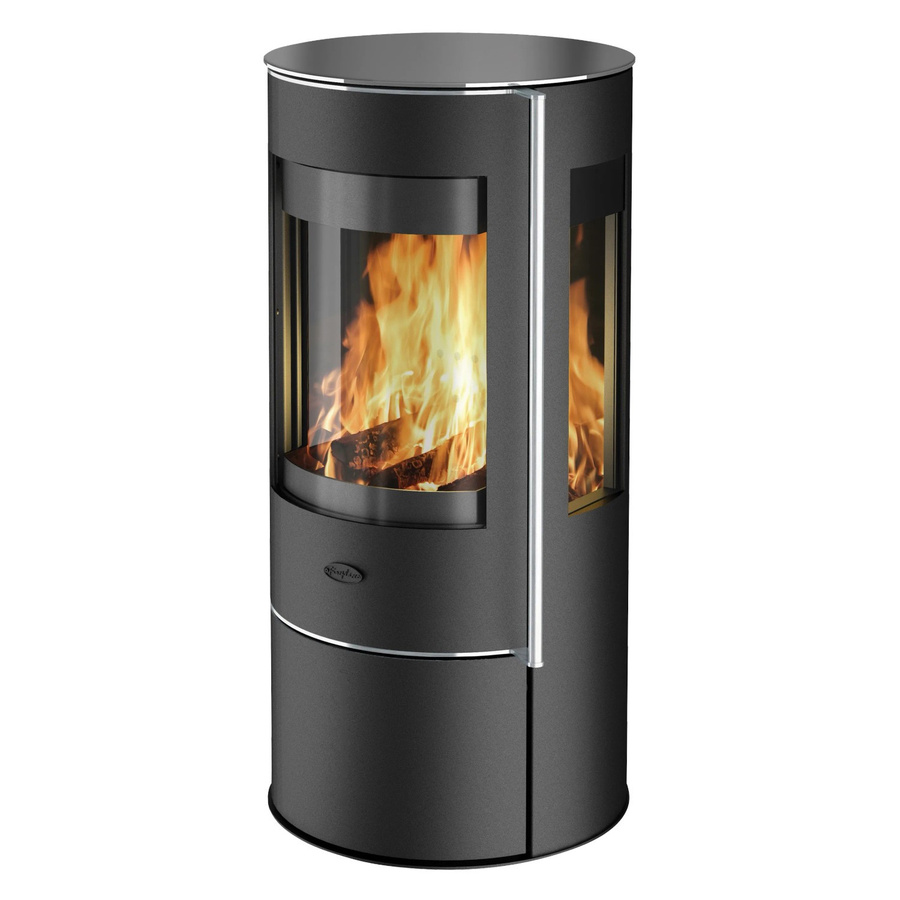 Kaminofen FIREPLACE Amarant in Schwarz aus Stahl mit 5 kW Leistung - Bild 2