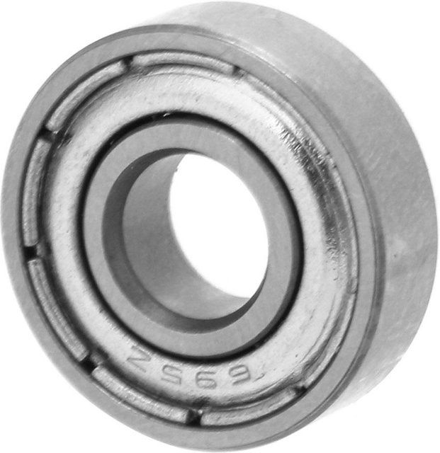 10 Stück Fishine Rillenkugellager 695ZZ aus Lagerstahl, einreihig, doppelseitig gedichtet, silber - Bild 1
