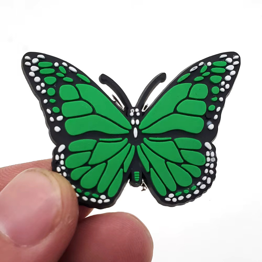 MEIDEJIE Schuhanhänger Schmetterling-Blumen, 16 Stück/Set, Unisex - Bild 4