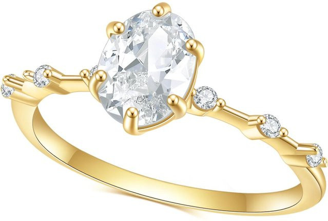 Ring 925 Silber, Zirkonia, Damen - Bild 1
