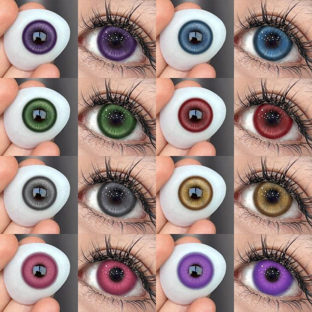EYESHARE Nebula-Gray farbige Kontaktlinsen, 2 Stück - Bild 1