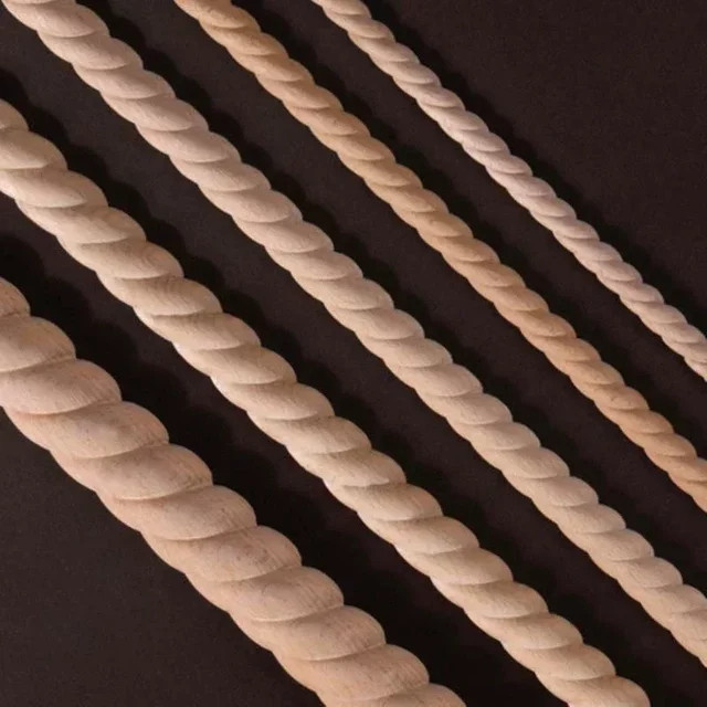 MaYupeT Holz Applikation in Beige für Möbel und Wanddekoration im maritimen Vintage-Stil unbemalt - Bild 1