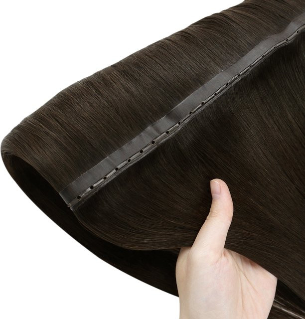 Ugeat Butterfly Weft Haarverlängerungen, Echthaar, 100g - Bild 1