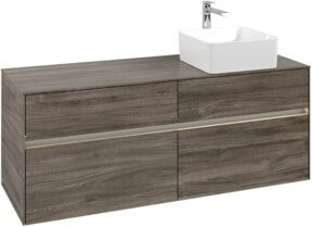 V&B Waschtischunterschrank Collaro mit LED-Beleuchtung, B/H/T: 140 x 54,8 x 50 cm - Bild 1