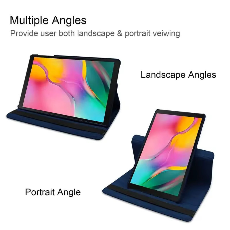 Rotierende Schutzhülle für Samsung Galaxy Tab A9 Plus, S7, S8, S9, S10 Lite, FE, S11 und A10,1 in Grün und Blau - Bild 3