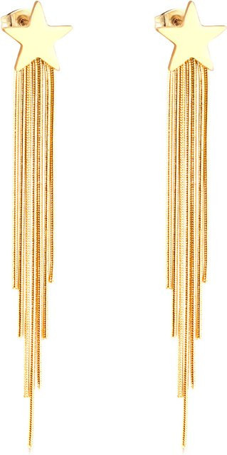 LUXUKISSKIDS Ohrringe, Edelstahl, Gold, Damen - Bild 1