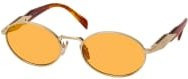 Prada PR 65ZS Sonnenbrille, Rund, Vollrand, Unisex, Gold, Orange, Yellow - Bild 1