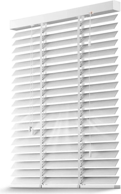 Sol Royal SolDecor BE5 Holzjalousie Weiß B: 100 cm, H: 180 cm - Bild 1