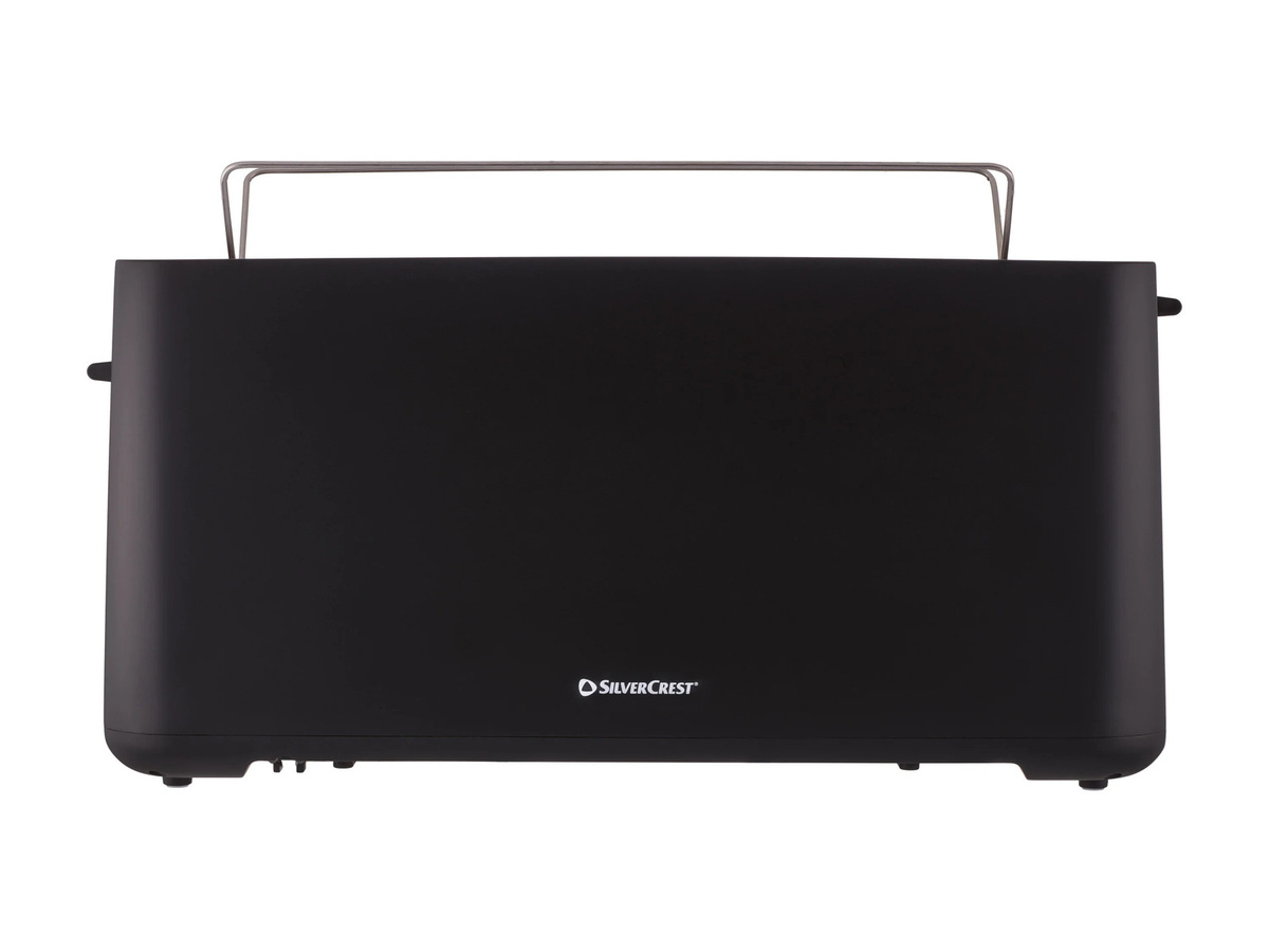 SILVERCREST® Doppellangschlitz-Toaster in Schwarz mit Auto-Shutoff und Edelstahl-Design - Bild 3