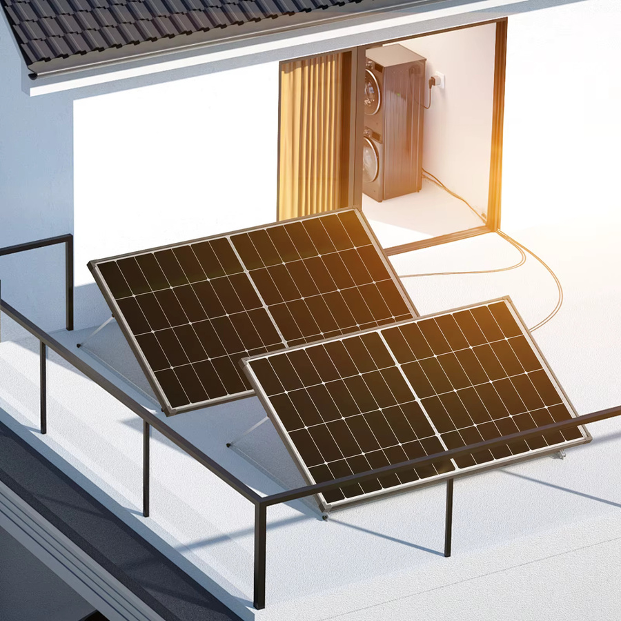Rvpozwer 300 W Solarpanel Monokristallin N-Typ 10BB hocheffizient in Schwarz für Wohnmobile und Off-Grid Systeme - Bild 5