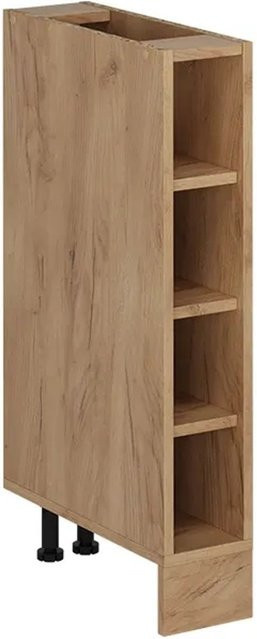 Vicco Küchenregal R-Line Offener Küchenschrank Goldkraft Eiche, B/T/H: 44,0 x 15,0 x 81,6 cm - Bild 1
