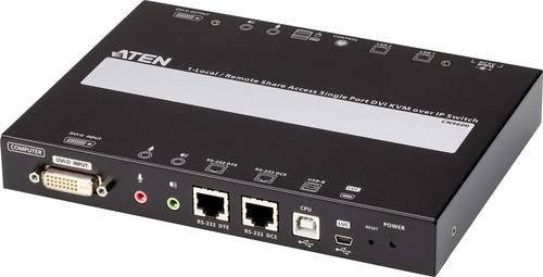 ATEN CN9600 KVM-Umschalter in Schwarz - Bild 1