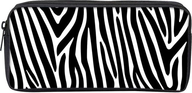 Einlagiges Federmäppchen mit Tiertextur-Print von Fancy Style Studio in Multicolour, Schulbedarf für Kinder - Bild 1