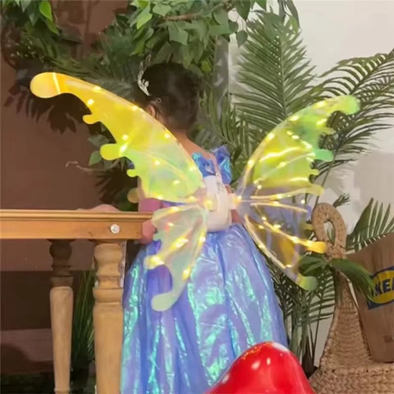 ZOCO Elektrische Fee Flügel, Fantasy, mit Musik und Licht, Bunt / Mehrfarbig - Bild 3