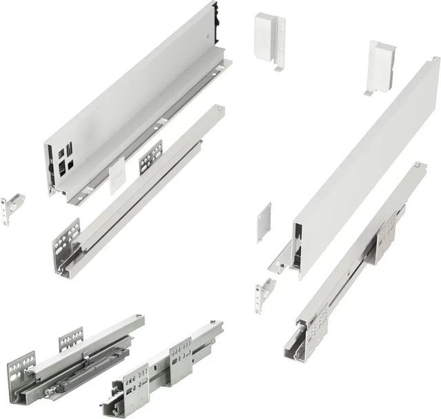 SO-TECH Schubladensystem JUNKER SLIM Push To Open Weiß, Höhe: 84 mm, Länge: 300 mm - Bild 1