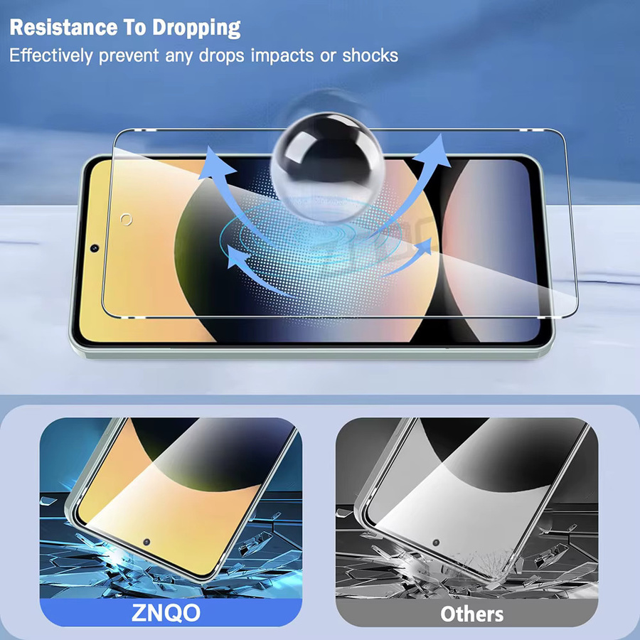 4er-Pack Gehärtetes Schutzglas für Xiaomi Redmi Note 14 13 12 11s 10 Pro sowie Redmi 10C 12C 13C 14C A3 A2 A4 in Transparent - Bild 4