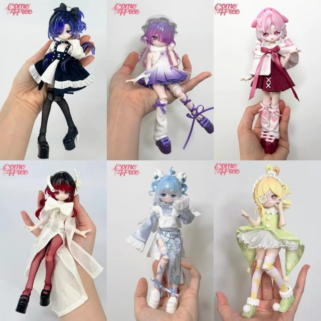 Come4free Minty Ocean Gemstone Series Bjd Blind Box, bewegliche Puppe, 1/8 - Bild 1