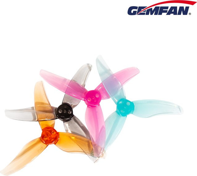 Gemfan 3-Blatt-PC-Propeller, 4 Paare, 2,5 Zoll, Ersatzteile - Bild 1