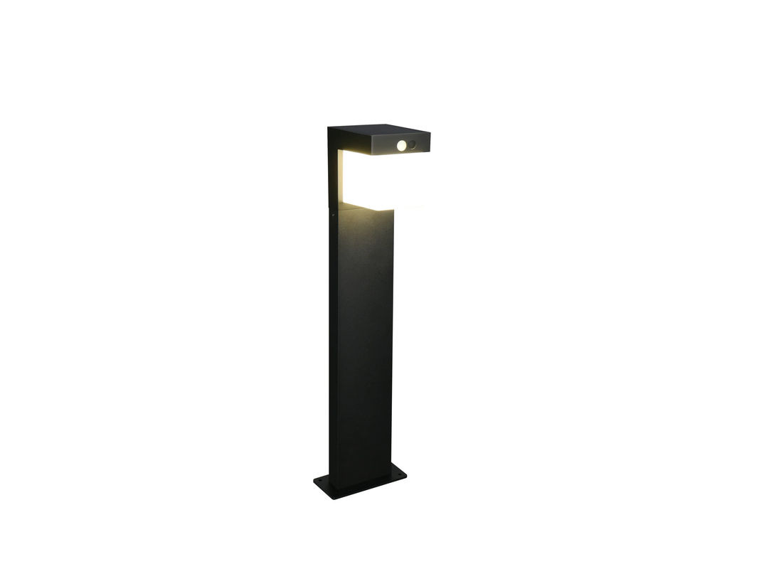REALITY LEUCHTEN Colombo LED Hybrid Solar Außenwegeleuchte aus Metall, Schwarz matt, Höhe: 50 cm - Bild 2