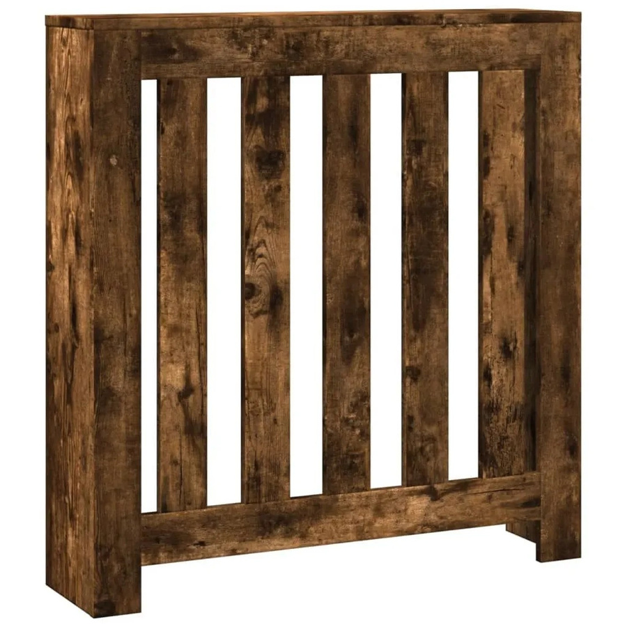 vidaXL Heizkörperverkleidung in Räuchereiche mit Latten-Design, modern, Farbe: Braun, B/T/H: 78 x 20 x 82 cm - Bild 2