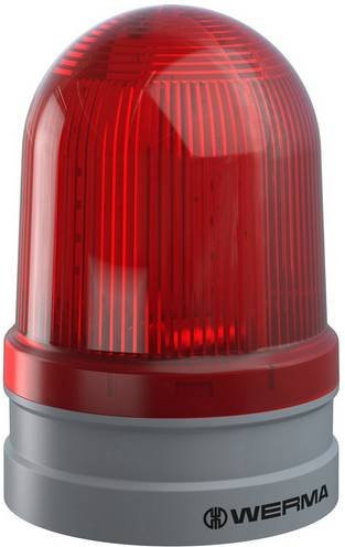 Werma Signalleuchte Maxi TwinFLASH 12/24VAC/DC RD 262.120.70 Rot 24 V/DC - Bild 1