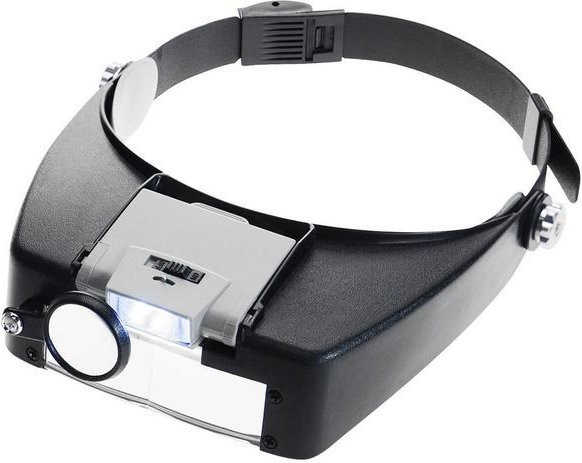 our home one Stirnbandlupe, mit LED-Beleuchtung, Schwarz - Bild 1