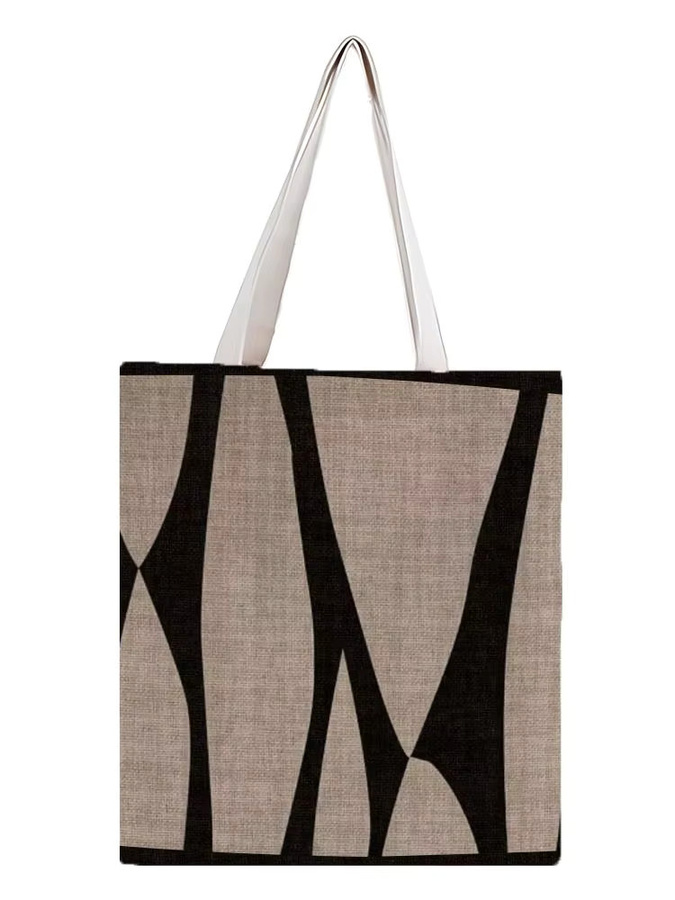 Art R-Reduced g-geometry Aufbewahrungstasche als große Schultertasche in Weiß und Multicolour - Bild 5