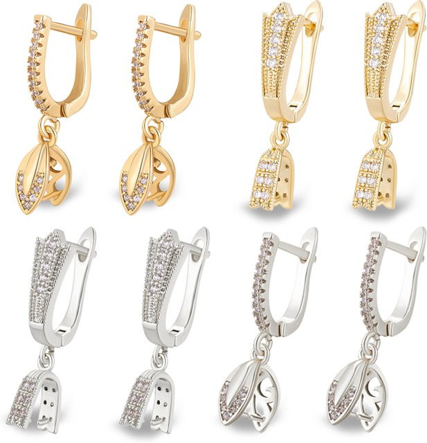 Juya Ohrring-Haken, 18K vergoldet, Unisex - Bild 1