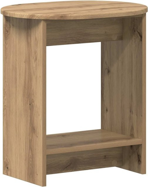vidaXL Beistelltisch Artisan-Eiche in Braun aus Holzwerkstoff, B/T/H: 50 x 39,5 x 55 cm - Bild 1