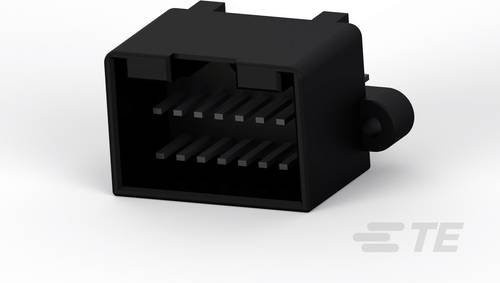 TE Connectivity Einbau-Stiftleiste Standard 174975-1 Schwarz - Bild 1