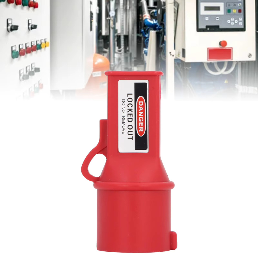 KKMOON Industrielles Steckdosenschloss zur elektrischen Energieisolierung, wasserdichtes Lockout-Tagout-Kit mit 40 mm Innendurchmesser - Bild 2