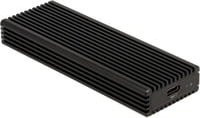 Delock Externes USB Type-C Combo Gehäuse für M.2 NVMe PCIe oder SATA SSD, Schwarz (42004) - Bild 1
