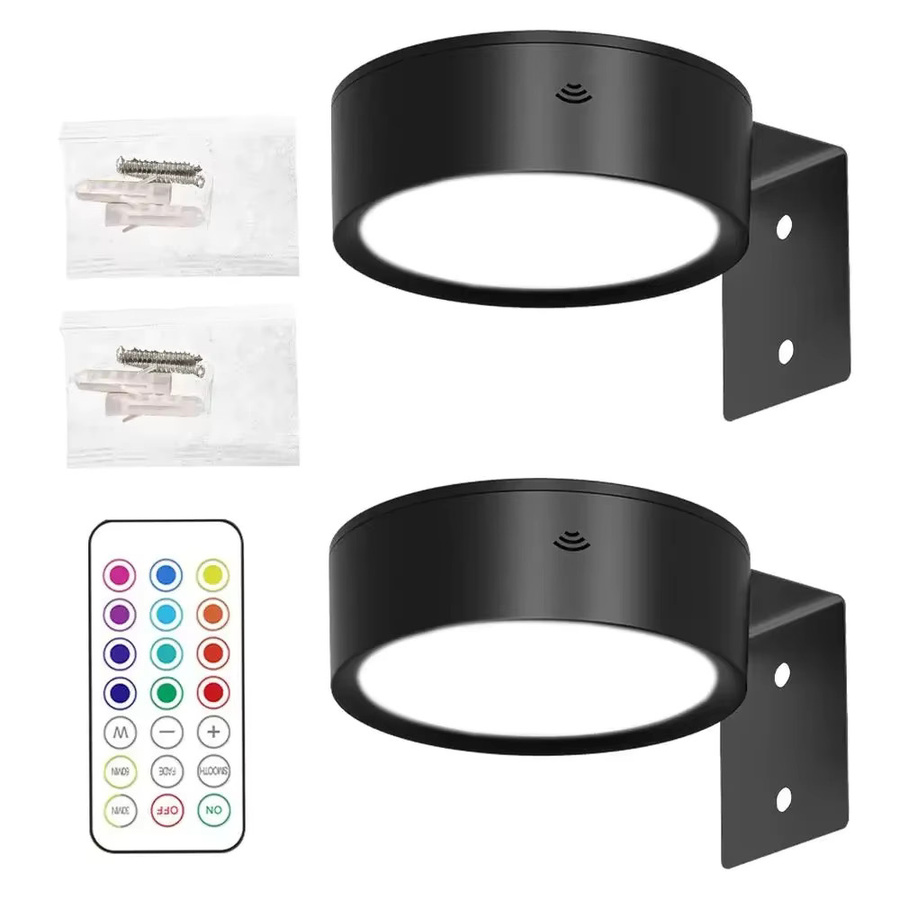 Heinast Magnetische LED Akzentlampe für Bilder mit Fernbedienung, Schwarz, Batteriebetrieben - Bild 5