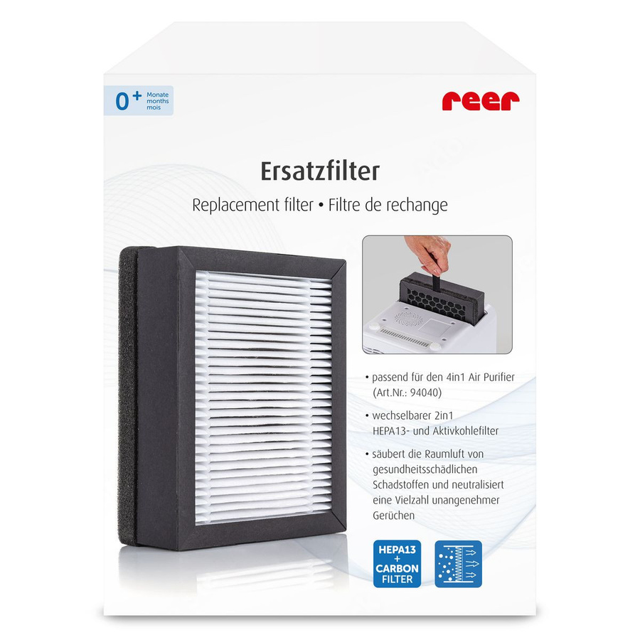 Reer Ersatzfilter für 4in1 Air Purifier in Schwarz und Weiß - Bild 2