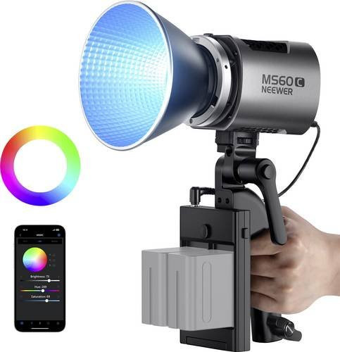 Neewer MS60C LED Videoleuchte in Schwarz - Bild 1