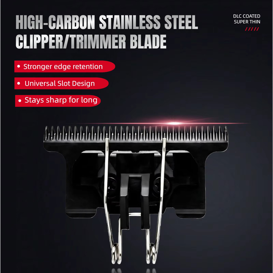 Professionelles Ersatz-T-Klingen-Set mit DLC-Beschichtung passend für JRL, MRD, GAMMA und SC All Hair Clipper Barber Trimmer - Bild 2