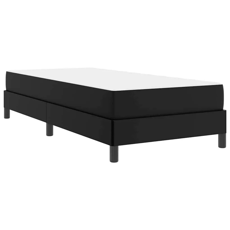 vidaXL Bettrahmen mit Matratze Schwarz Stoff B/T/H: 100 x 200 x 203 cm - Bild 2