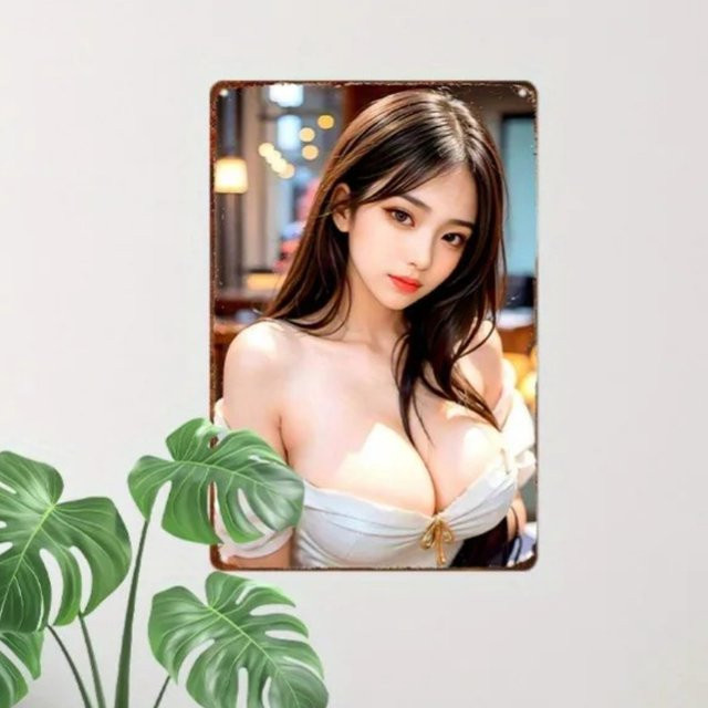 HELLOYOUNG Vintage Wandkunst aus Metall in Mehrfarbig, Rechteckig, B/H: 30,0 x 20,0 cm - Bild 1