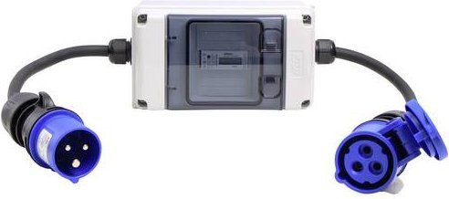 Counttec EC116C Mobiler digitaler Stromzähler 16A MID-konform in Weiß - Bild 1