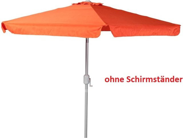 Merxx Sonnenschirm aus Polyester in Terracotta mit Ø 270 cm und UPF 50+ - Bild 2