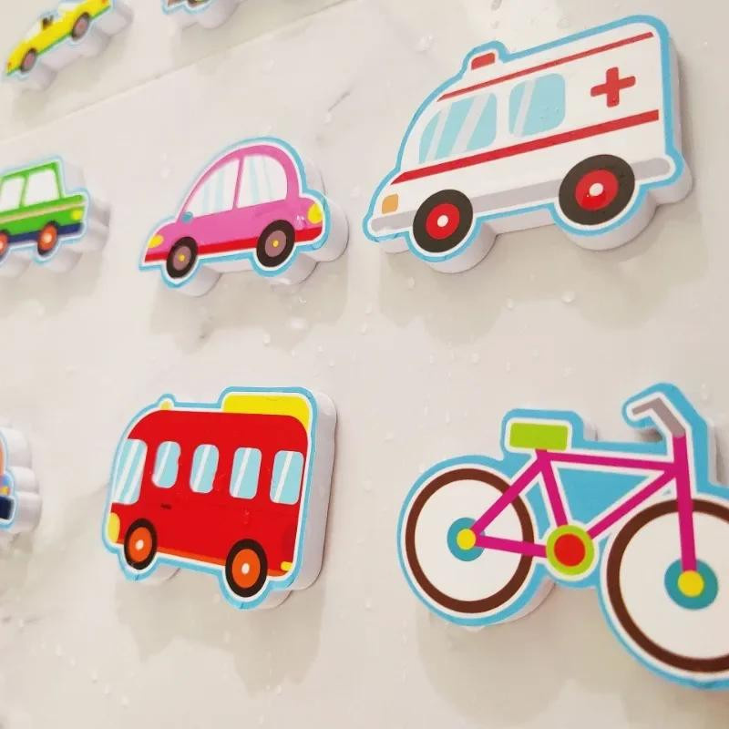IYUEQIANLI Baby Badespielzeug Autos Boot Schaumstoff EVA Puzzle ab 6-12 Jahren - Bild 2