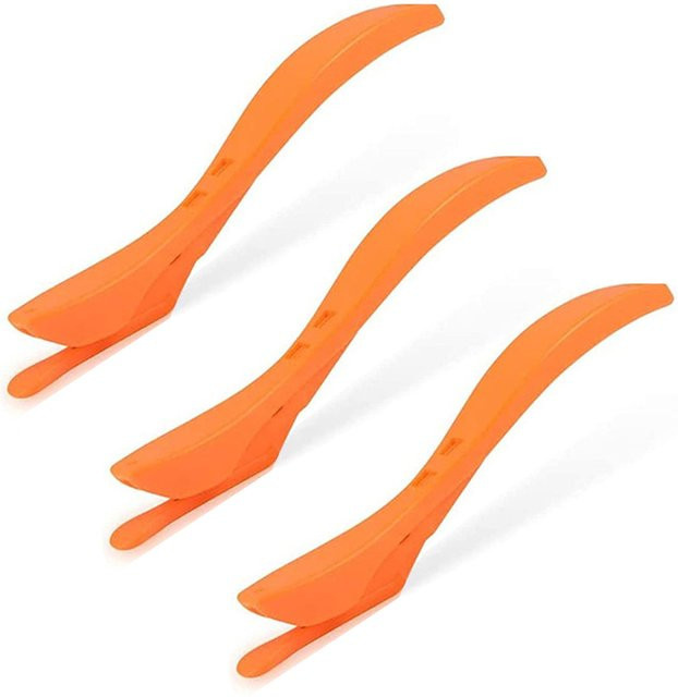 3er-Set Trägerpapier-Cutter für Vinyl Wrap und Aufkleber in Orange und Transparent - Bild 1