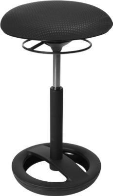 Topstar Stehhilfe Sitness HIGH BOB in Schwarz mit Schwingeffekt und höhenverstellbarem Gestell, Höhe: 49 - 70 cm - Bild 1
