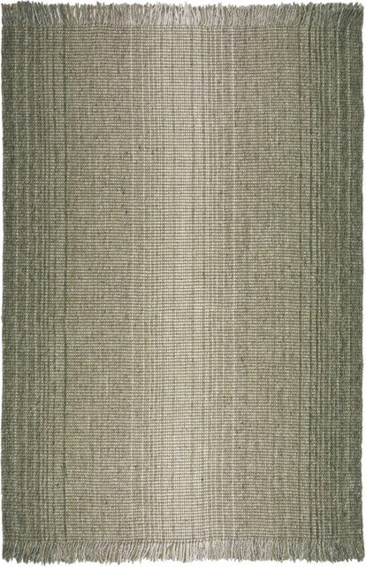 Flair Rugs Kurzflorteppich Jute Ombre Grün B: 200 cm, T: 290 cm - Bild 1