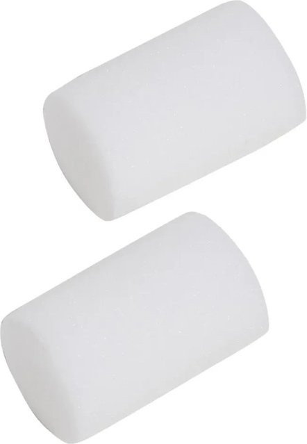 LUX-TOOLS Schaum-Walze superfein weiß, 2 Stück, Breite: 5 cm - Bild 1