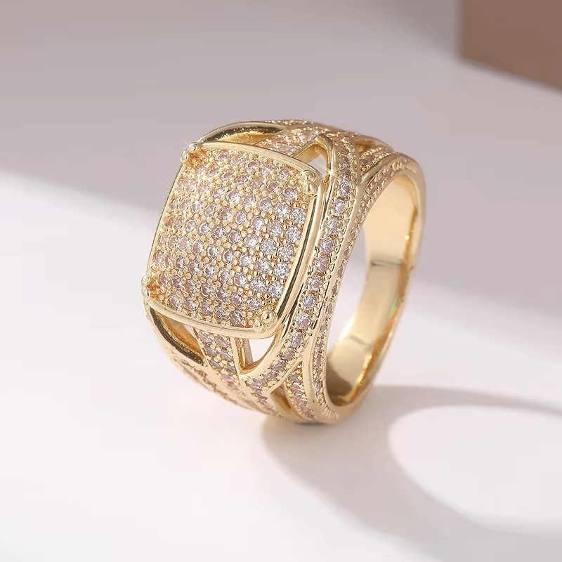 YoYo Damenring, Gold, Zirkonia, Bankett - Bild 2