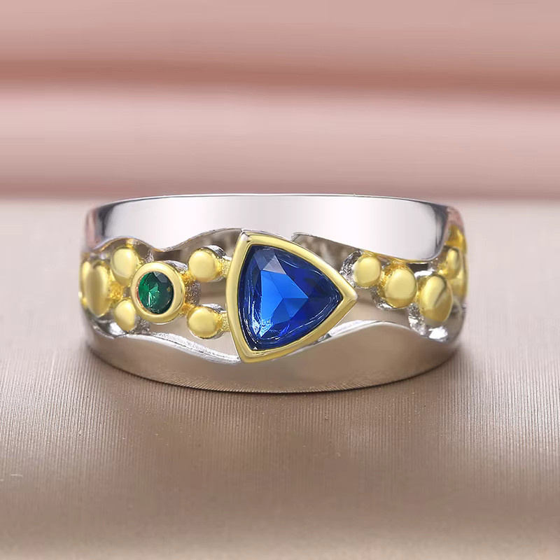 Huitan Ring, Bicolor, Zirkonia, Damen - Bild 2