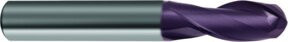 Gühring Radiusfräser DIN6527 VHM FIRE Z2 Schaft HA 3mm in Purple - Bild 1