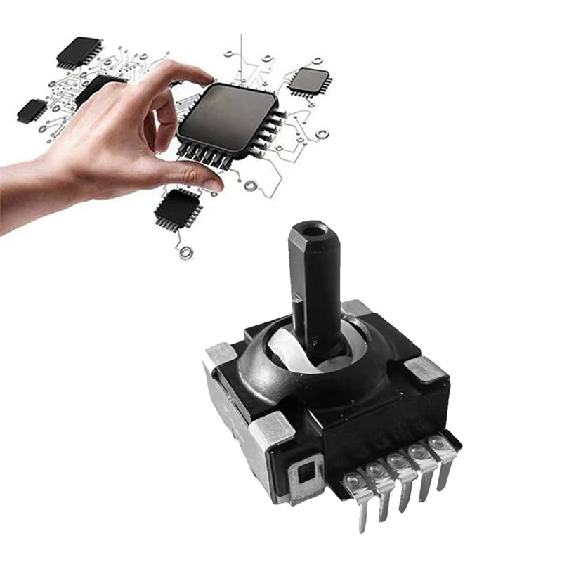 JH16 Hall Elektromagnetischer Joystick für Gamesir G8 und FLYDIGI VADER 4 PRO in Schwarz - Bild 2