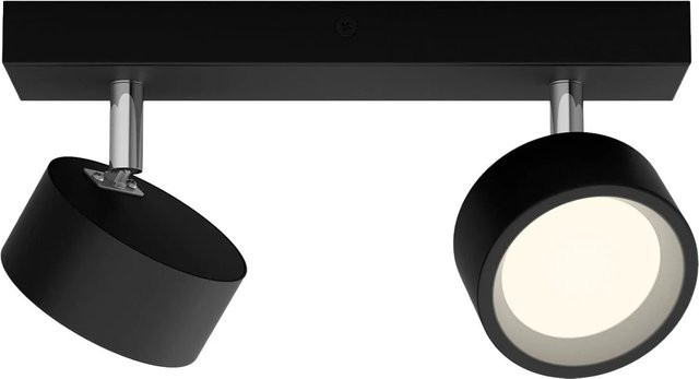Philips Bracia LED Spotleuchte 2-flammig Schwarz modern verstellbar - Bild 1